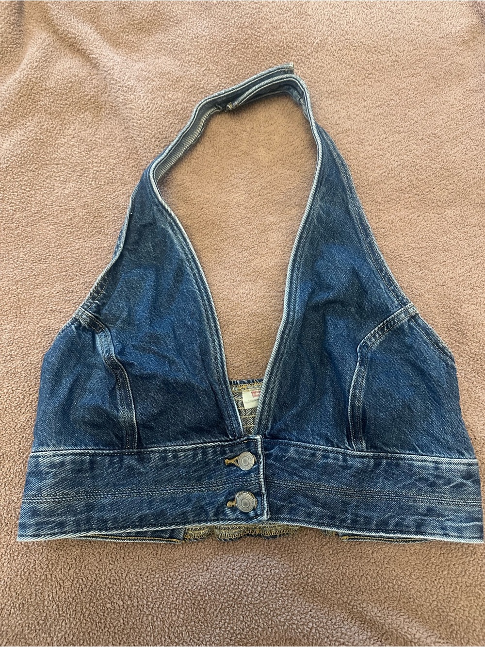 Levi’s Women's Daisy Denim Halter Top